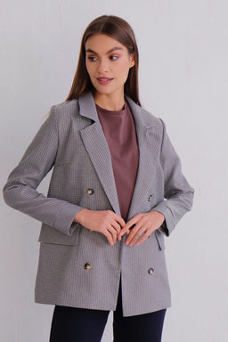 Martichelli Жакет двубортный серый  фото 9