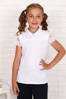 Миранда блузка детская кор. рукав