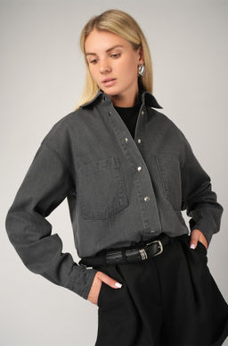 Женская джинсовая рубашка Happyfox