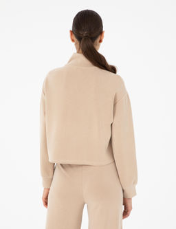 Bej Comfort Fit Modal Kuma_ Sweatshirt - Pierre cardin фото 5