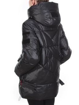8912 BLACK Куртка зимняя женская CORUSKY (200 гр. холлофайбера) - Fashion фото 4