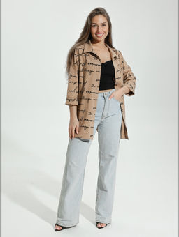 Жанетта туника женская (полоса синий) - Lovetex фото 69