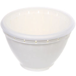 Дуршлаг пластиковый "Фаттория" 18*12см двойной с чашей и крышкой