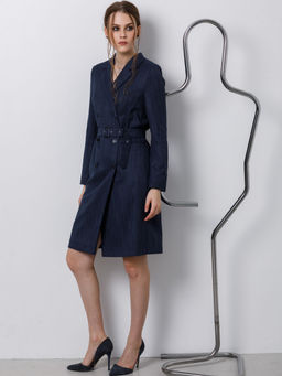 Платье двубортное