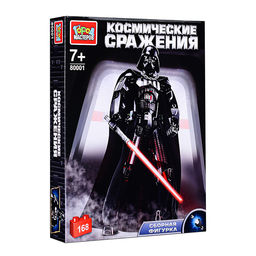 Конструктор сборная фигурка "Космические сражения" 168 дет.
