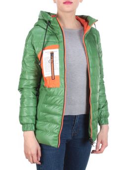 D001 GREEN Куртка демисезонная женская AIKESDFRS (100 % полиэстер)