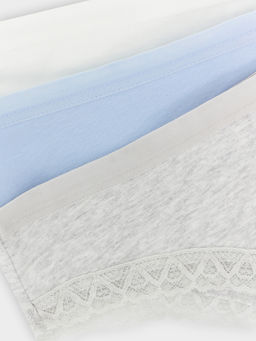 Трусы женские слипы мультипак (3 шт.) в сумрачно-белом цвете сумрачно -белый 412281-3 - Mark formelle фото 10