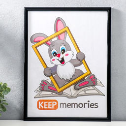 Фоторамка для фото 30×40 см Keep memories, Eliza, пластик, чёрный