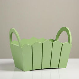 Кашпо деревянное 25,516,517,5 см Мария, ручки боковые, МДФ, оливка - Дарим красиво фото 2