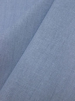 Хлопколен винтаж (жгутовое окрашивание) цв.Кадетский серый, ш.1.54м, лен-15%, хлопок-85%, 200гр/м.кв - Купава фото 4