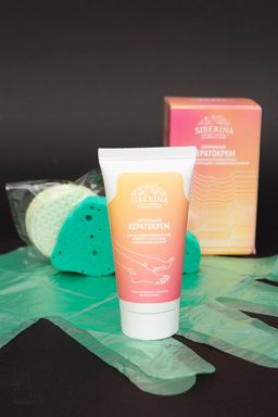 Кератокрем для удаления огрубевшей кожи, мозолей и натоптышей с салициловой кислотой - Siberina фото 3