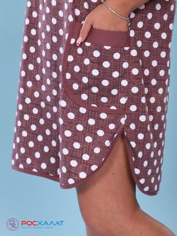 Трикотажная туника с карманами мокко КТ-15 (2)