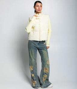 Жилет #КТ823 (3), кремовый - Dommod фото 4