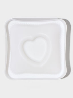 Форма для выпечки и муссовых десертов KONFINETTA Любовь в квадрате, силикон, 11.4?12?4.4 см, белая