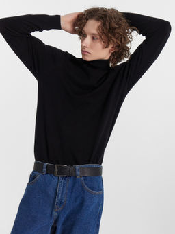 Свитер мужской темно-серый графит 121924