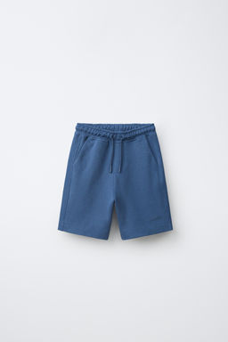 BERMUDA FELPA COMFORT / Azul