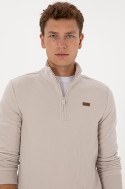 Erkek Regular Fit Yar_m Fermuarl_ Ta_ Basic Sweatshirt - U.s. polo assn фото 2