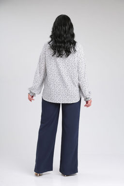 Блуза LADY SECRET 0199 белый +принт