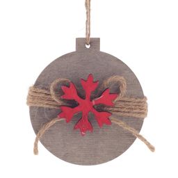 Украшение новогоднее "Снежинка", L8 W2,5 H9 см, 5в.