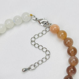 Браслет из Лунного камня градиент - Радуга самоцветов фото 4