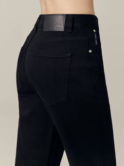 CONTE CON-665 Классические черные джинсы mom из eco-friendly денима black - Conte elegant фото 7