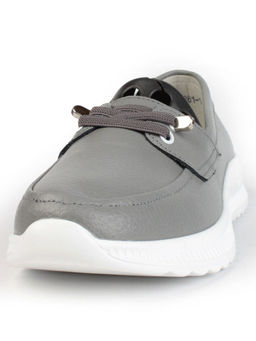 03-ZL-8861-1 DK. GRAY Полуботинки женские (натуральная кожа)