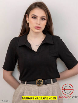 Женская футболка поло лапша - Bruno фото 6