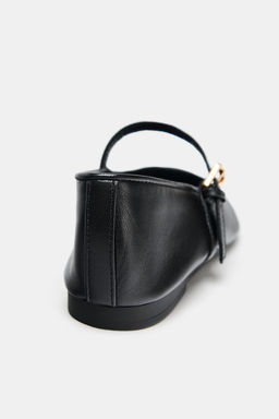 LEATHER BALLET FLATS 50TH ANNIVERSARY