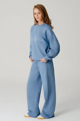 Арт. 2-540 Костюм женский с брюками 44-50 (4 шт) Цвет:Голубой - Калинка фото 8