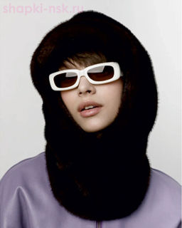 Монклер Капор женский флис экомех норка (56-58)