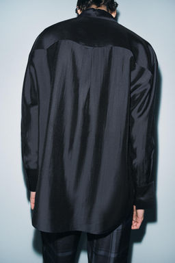 SHIRT WITH POCKETS AND TIE ZW COLLECTION - Zara фото 9