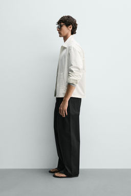 SOBRECAMISA REGULAR FIT CREMALLERA / Piedra - Zara фото 4