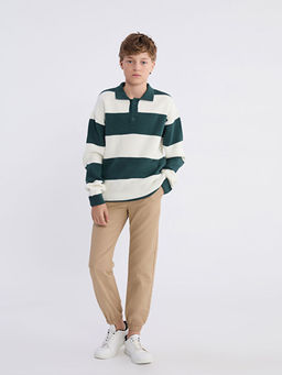 Polo Yaka Erkek ?ocuk Triko Kazak