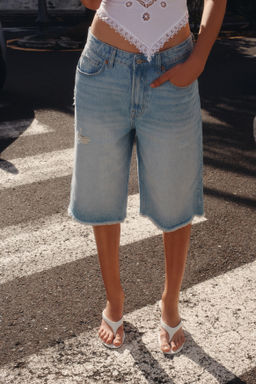 Bermudas en denim - H&m фото 8