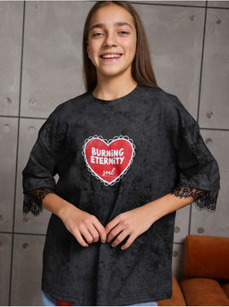 Футболка Вызов Черный Девочка - София фото 3