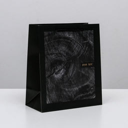 Цена за 2 шт. Пакет подарочный ламинированный, упаковка, Wood style, ML 23×27×11.5 см