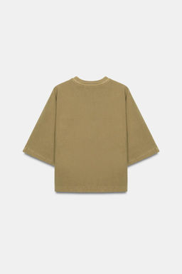 FADED-EFFECT SHORT SLEEVE T-SHIRT - Zara фото 7