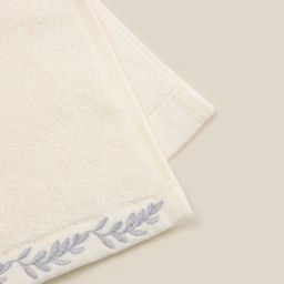 Полотенце махровое SL HOME: Floral «Айвори» 30×60 см, хлопок 100%, бежевое