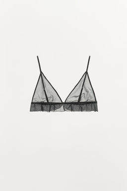 100% SILK TRIANGLE BRALETTE - Zara фото 4