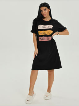 Туника Полоски черный - София фото 4