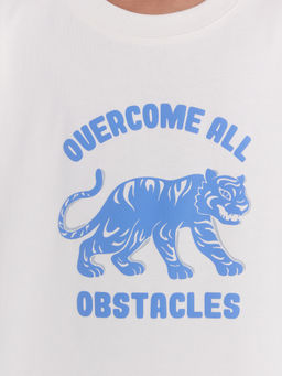 Лонгслив для мальчиков бело-бежевый с печатью - Mark formelle фото 5