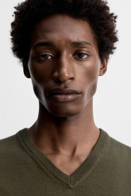 WOOL - COTTON SWEATER - Zara фото 5