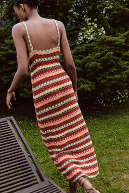 CROCHET STRAPPY DRESS - Zara фото 4