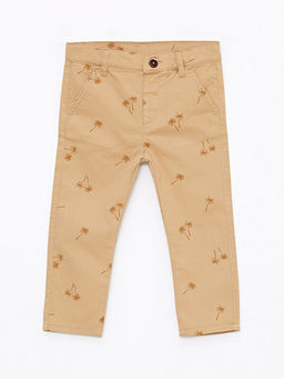 Bask?l? Erkek Bebek Pantolon