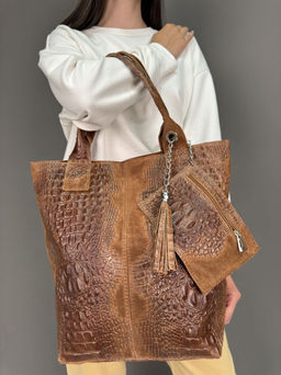 Сумка женская из телячьей кожи