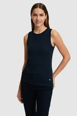 Kad_n Lacivert Bisiklet Yaka Basic Ti__rt - U.s. polo assn фото 3