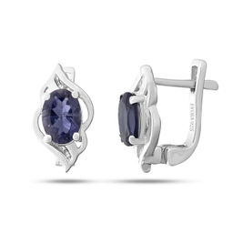 Серьги, иолит, Ольга