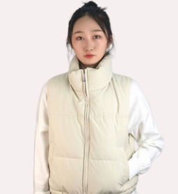 K13353 Жилет весенний (утеплитель синтепон) СВ_БЕЖЕВЫЙ