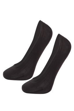 Kad?n Lazer Kesim 2li Microfiber Babet Corap - Defacto фото 2