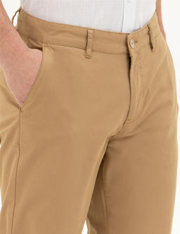 Camel Regular Fit Kanvas Pantolon